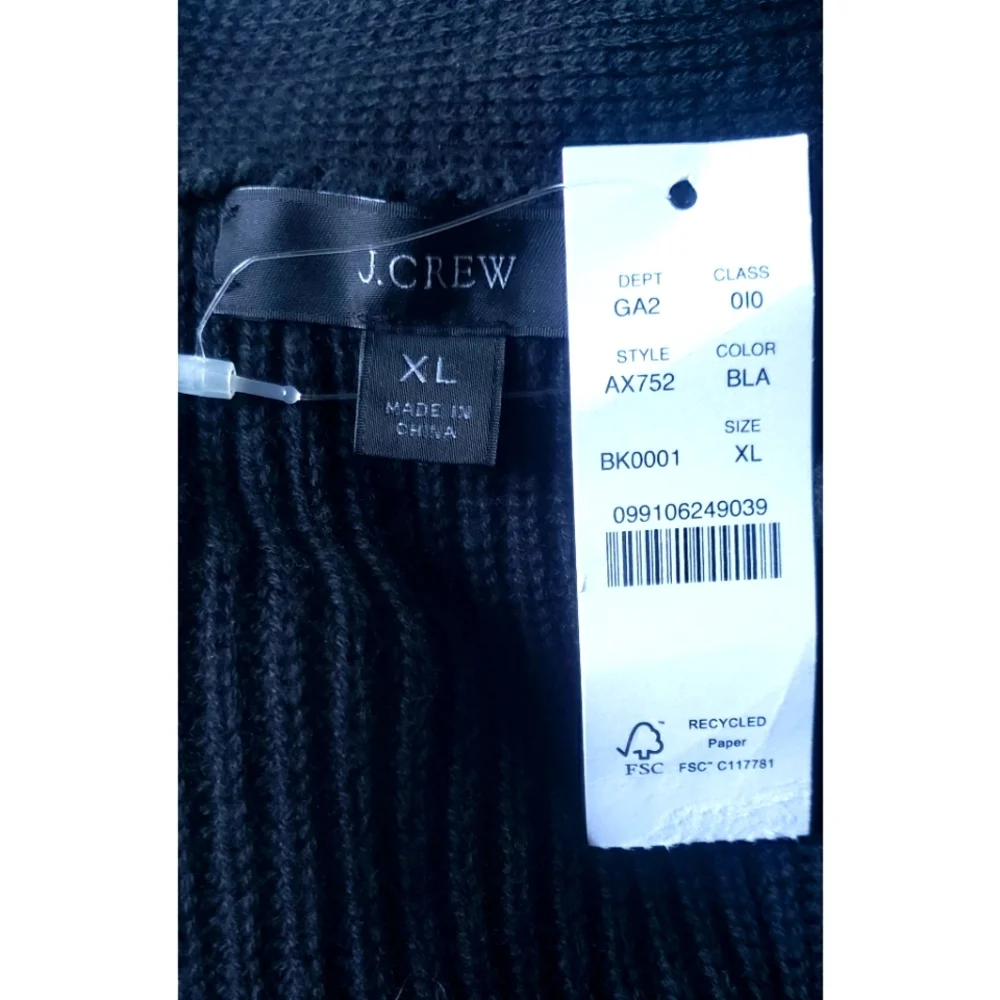 J.Crew V-neck cotton-cashmere cardigan sweater - Picture 11 of 11